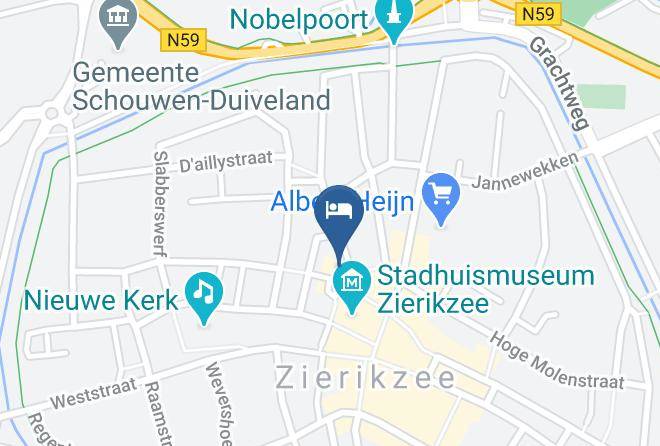 Schouwen Duiveland - Hotel Van Oppen Restaurant Hong Fa Maps