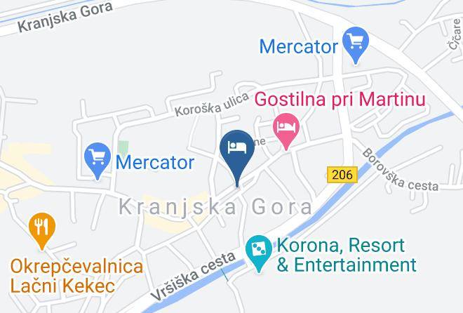 Kranjska Gora - Hotel Vandot Maps