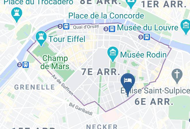 Paris - Hotel Vaneau Saint Germain Maps