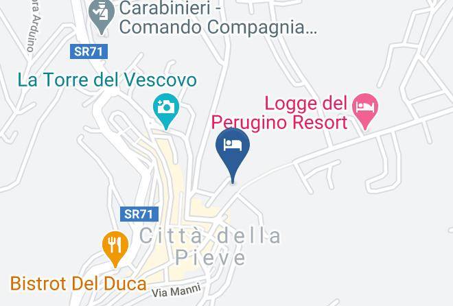 Perugia - Hotel Vannucci Maps