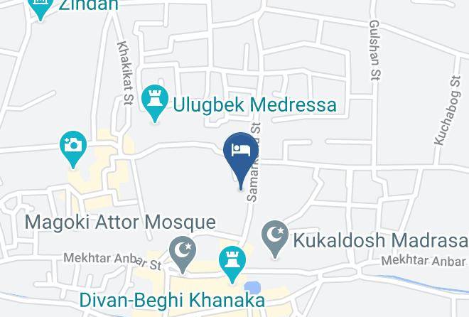 Bukhara - Hotel Varakhsha Maps