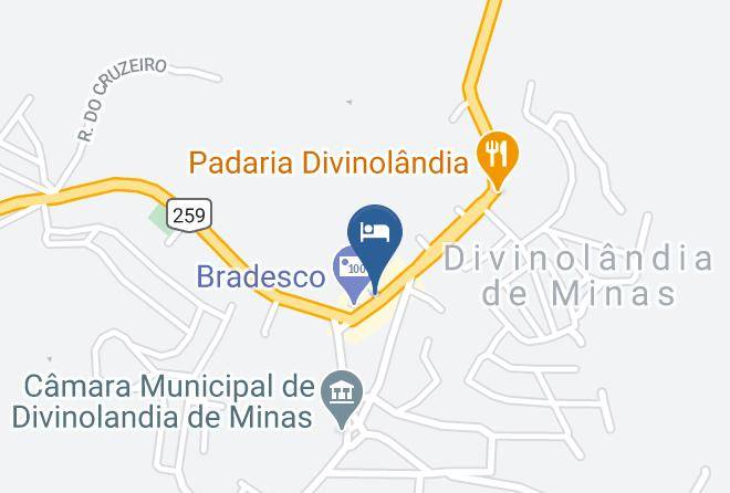 Divinolandia De Minas - Hotel Varanda Maps