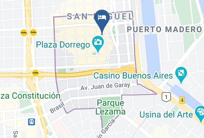 Buenos Aires - Hotel Varela Maps