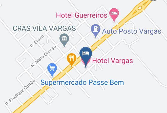 Dourados - Hotel Vargas Maps