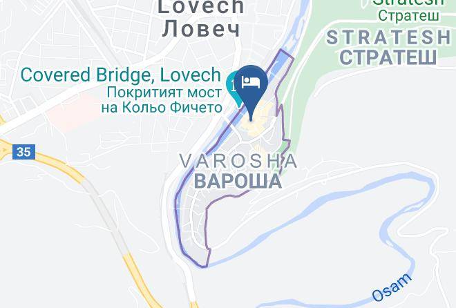 Lovech Kv Varosha - Hotel Varosha Maps