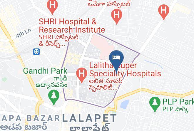 Guntur - Hotel Varsha Grand Maps
