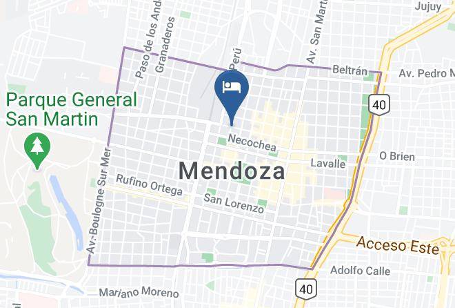Mendoza - Hotel Vasco Viejo Maps