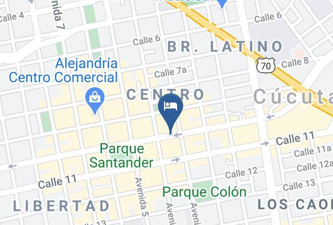 Cucuta - Hotel Vasconia Center Maps