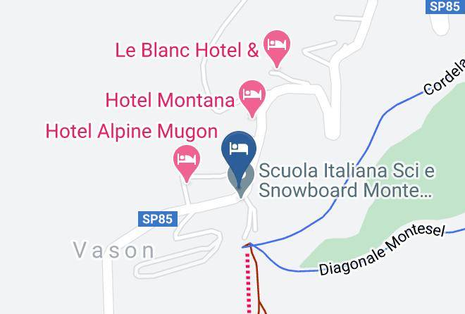 Trento - Hotel Vason Maps
