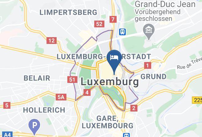 Luxembourg - Hotel Vauban Maps
