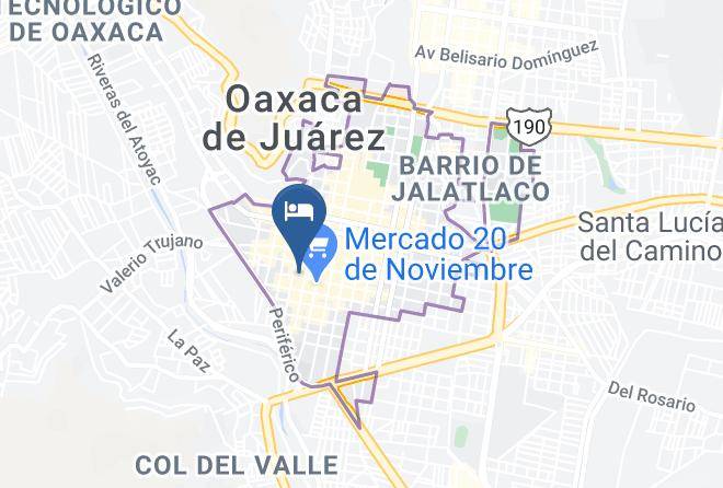 Oaxaca De Juarez - Hotel Vazari Maps