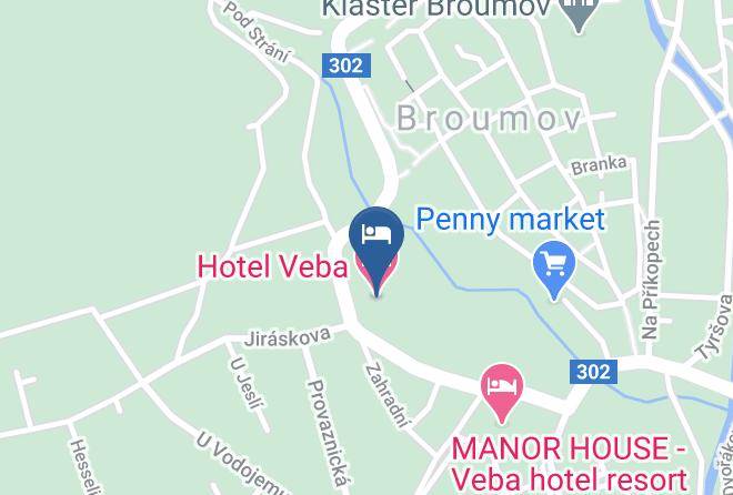 Nachod - Hotel Veba Maps