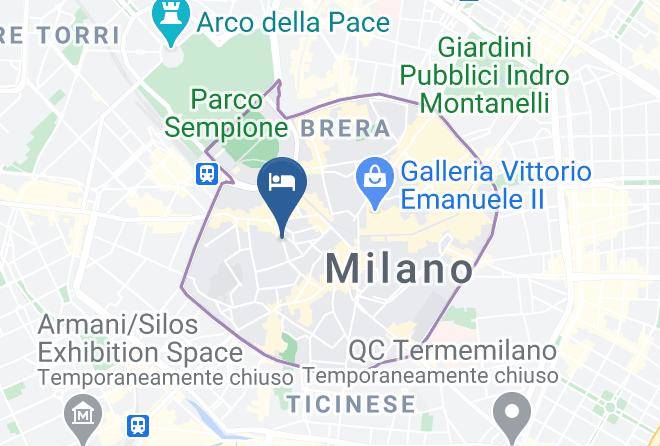 Milan - Hotel Vecchia Milano Maps