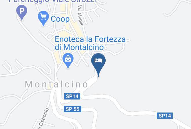 Siena - Hotel Vecchia Oliviera Sas Maps