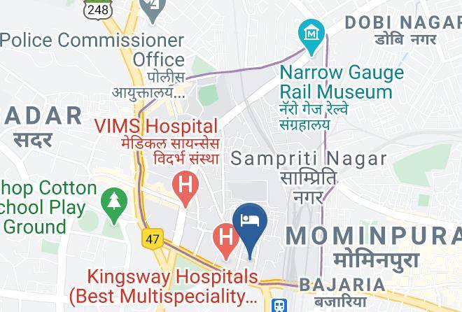 Nagpur - Hotel Vedanta Inn Maps