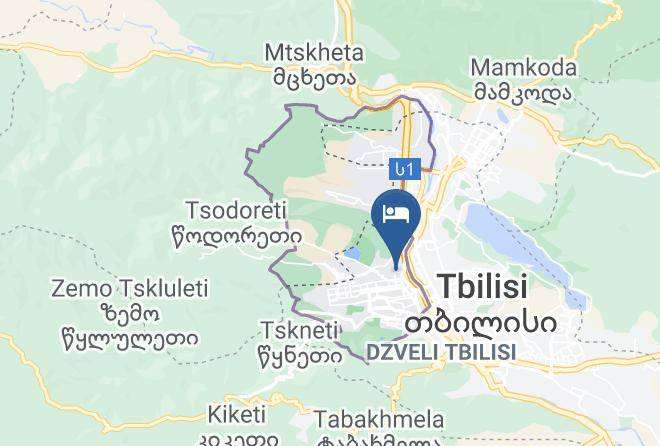 Tbilisi - Hotel Vedzisi Maps