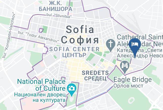 Sofia - Hotel Vega Sofia Maps
