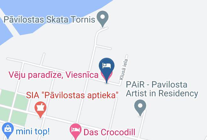 Pavilosta - Hotel Veju Paradize Maps