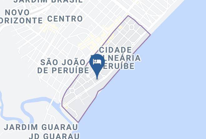 Peruibe - Hotel Veleiro Maps