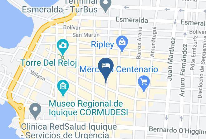 Iquique Province - Hotel Velero Centro Maps