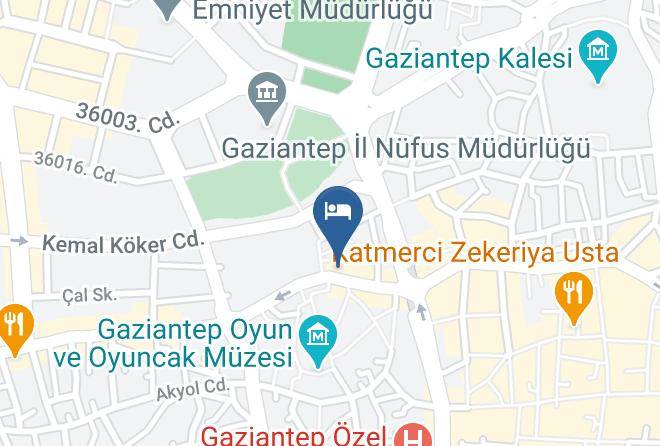 Sahinbey - Kucuk Velic Hotel Maps
