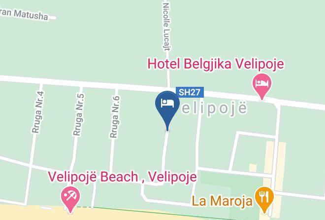 Shkoder - Hotel Velipoja Maps