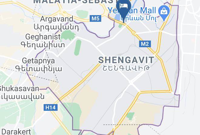 Yerevan - Hotel Vem Bb On Bagratuniats 3 2 Maps