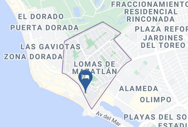 Mazatlan - Hotel Venados Inn Maps