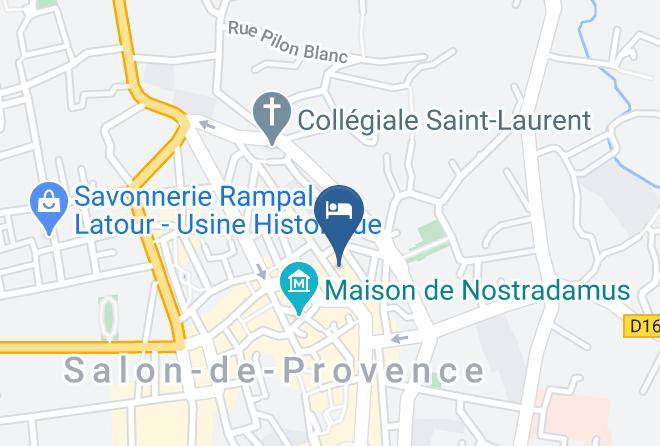 Bouches Du Rhone - Hotel Vendome Maps