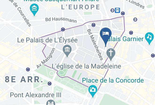 Paris - Hotel Vendome Opera Maps