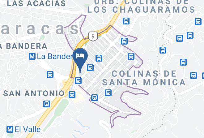 Caracas - Hotel Venecia Maps