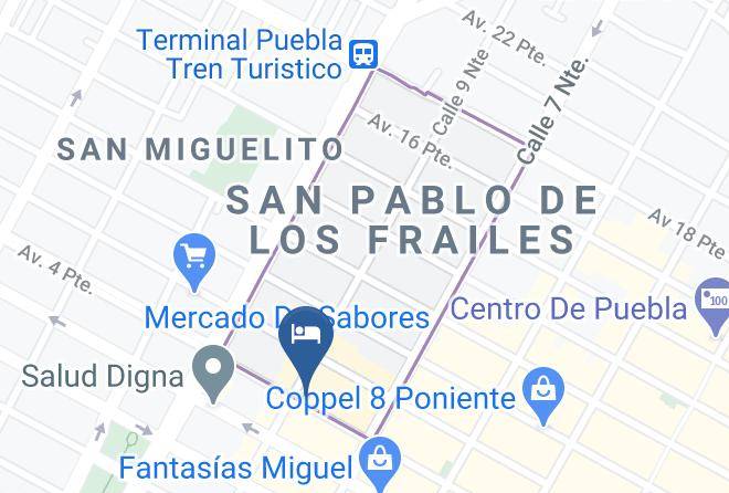 Heroica Puebla De Zaragoza Puebla - Hotel Venecia Maps