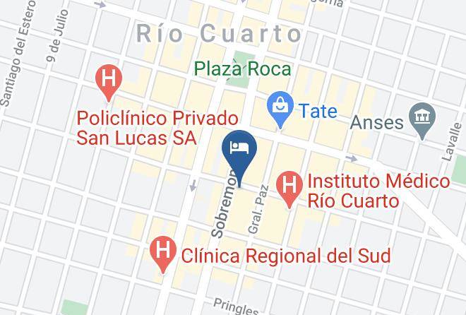 Rio Cuarto Department - Hotel Venecia Maps