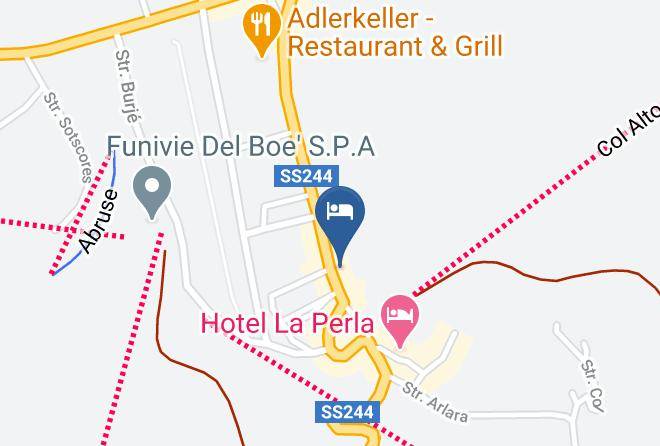 Bolzano - Hotel Veneranda Corvara Maps