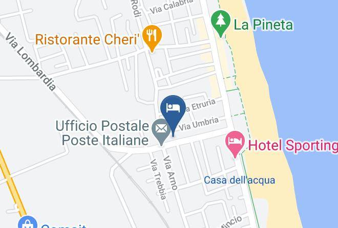 Teramo - Hotel Venere Maps