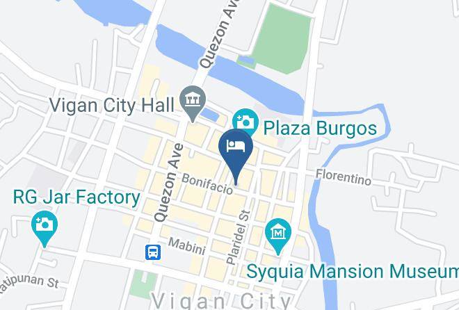 Ilocos Sur - Hotel Veneto De Vigan Maps