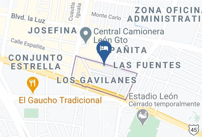 Leon - Hotel Venezia Maps