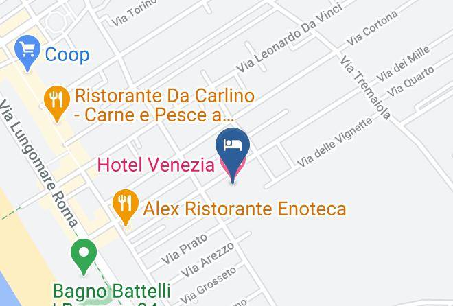 Lucca - Hotel Venezia Maps