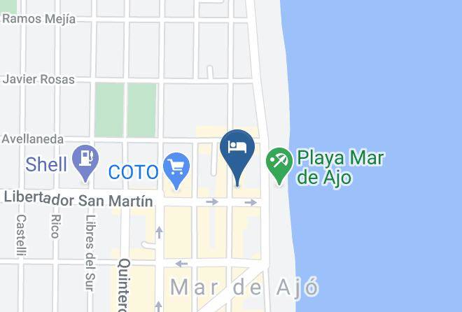 Mar Del Tuyu - Hotel Venezia Maps