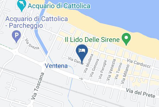 Rimini - Hotel Venezia Maps