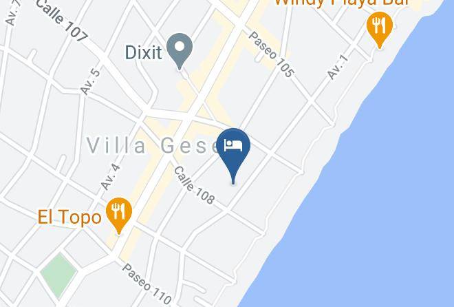 Villa Gesell - Hotel Venezia Maps