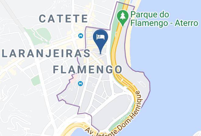 Rio De Janeiro Flamengo - Hotel Venezuela Maps