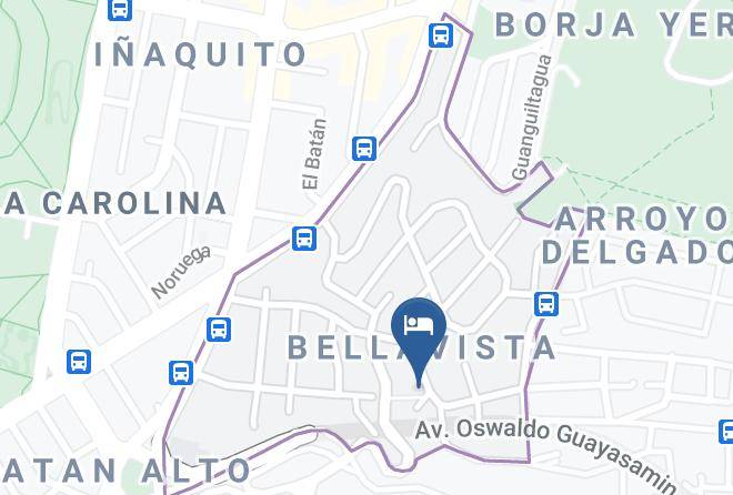 Distrito Metropolitano De Quito - Hotel Ventanal De Bellavista Maps