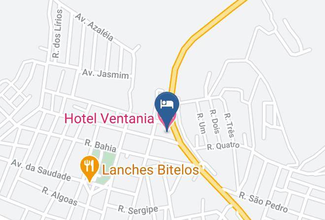 Alpinopolis - Hotel Ventania Maps