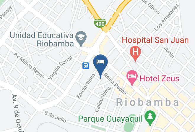 Riobamba - Hotel Ventura Maps