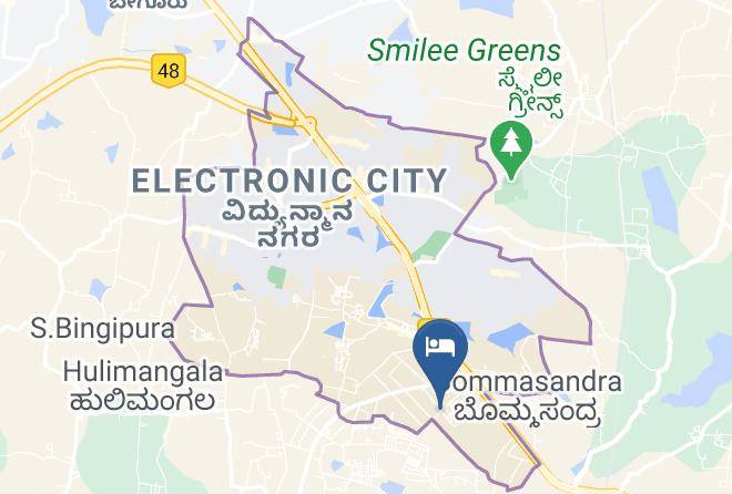 Bengaluru - Hotel Venus Comforts Maps