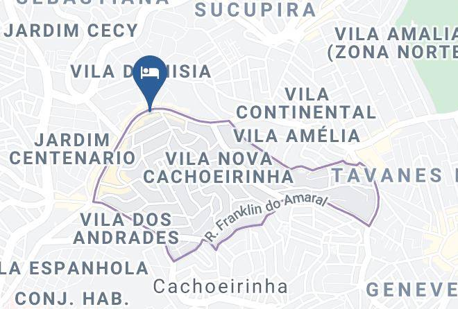 Sao Paulo Cachoeirinha - Hotel Venus Maps