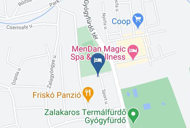 Zalakaros - Hotel Venus Superior Zalakaros Maps