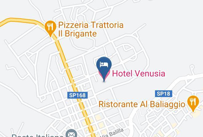 Potenza - Hotel Venusia Maps