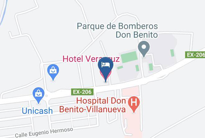 Badajoz - Hotel Veracruz Maps